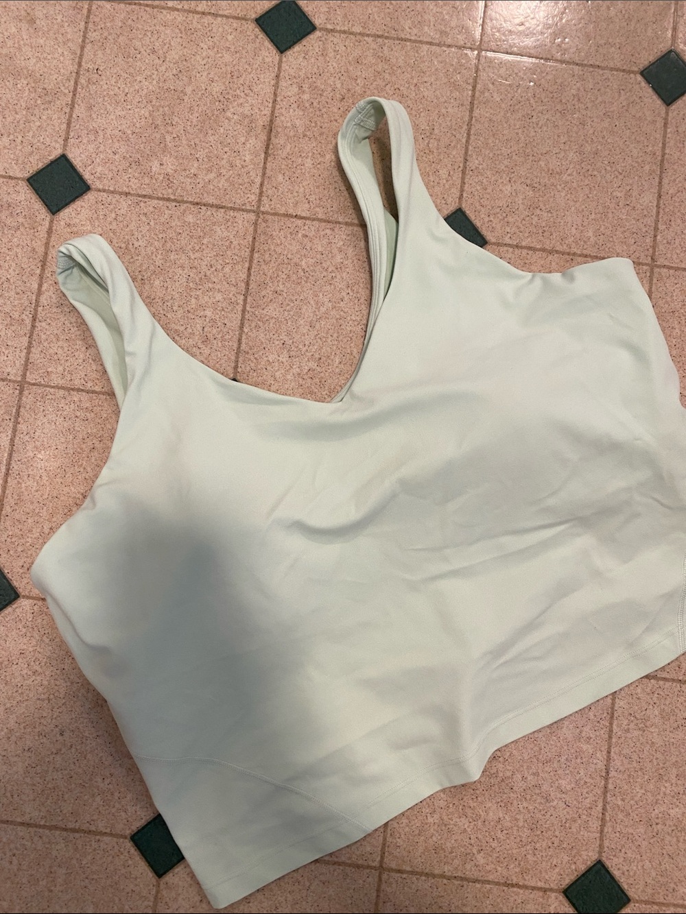 lululemon Light Lime Sports Bra